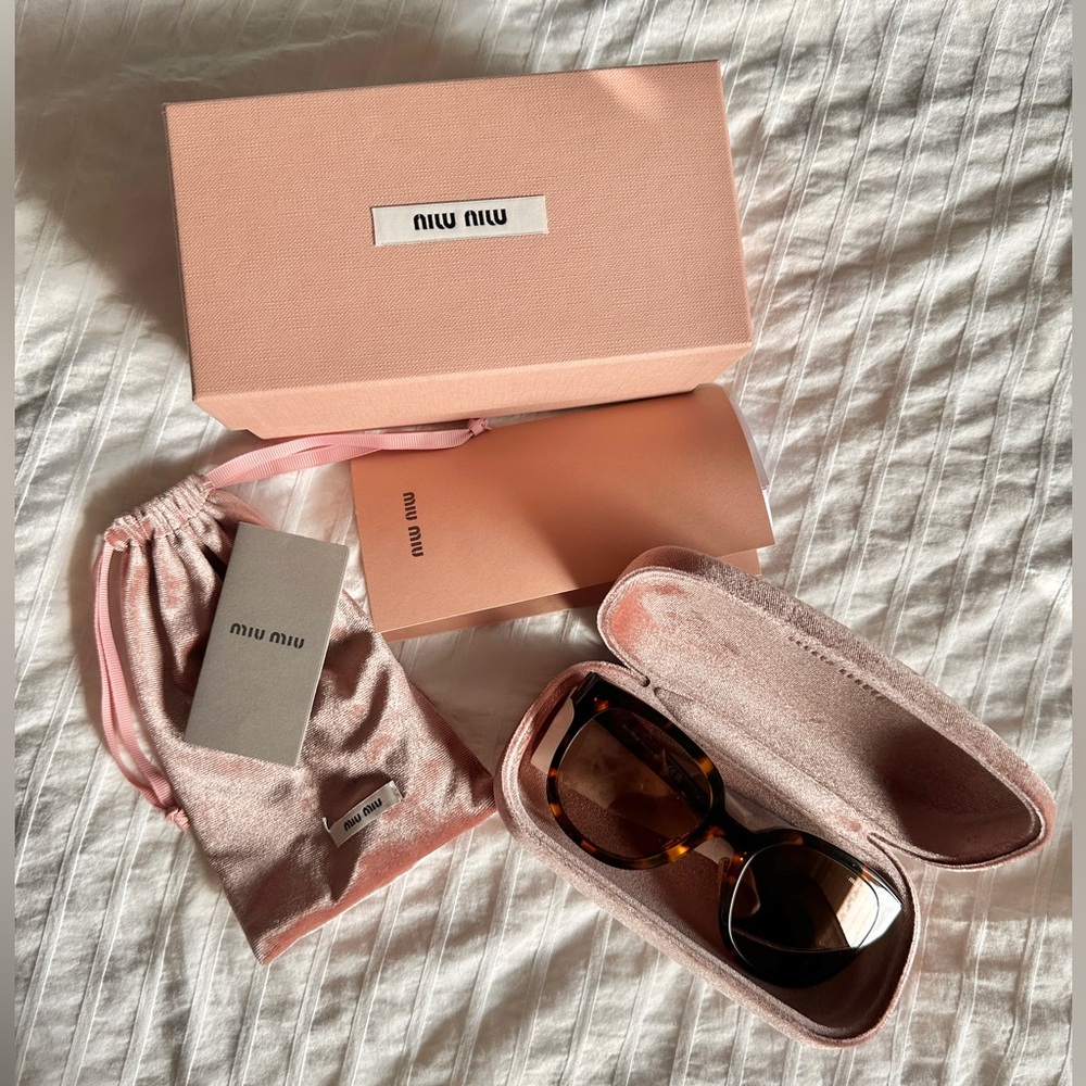 Miu Miu Logo Sunglasses AUTHENTIC